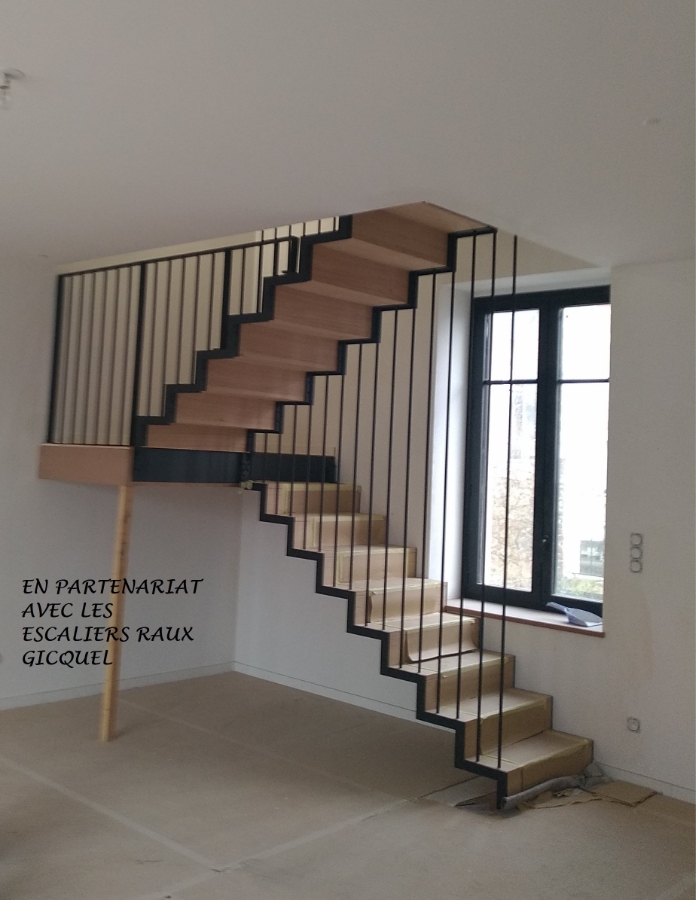 Rs Inox Agenceur Metallerie Rennes ESCALIER A CREMAILLERE 22