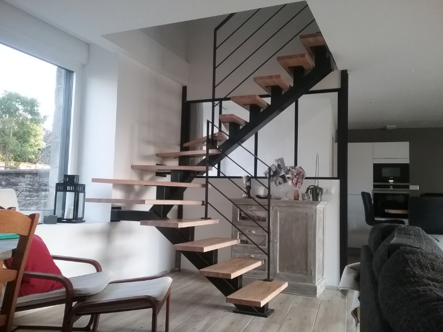 Rs Inox Agenceur Metallerie Rennes ESCALIER LIMON CENTRAL 8