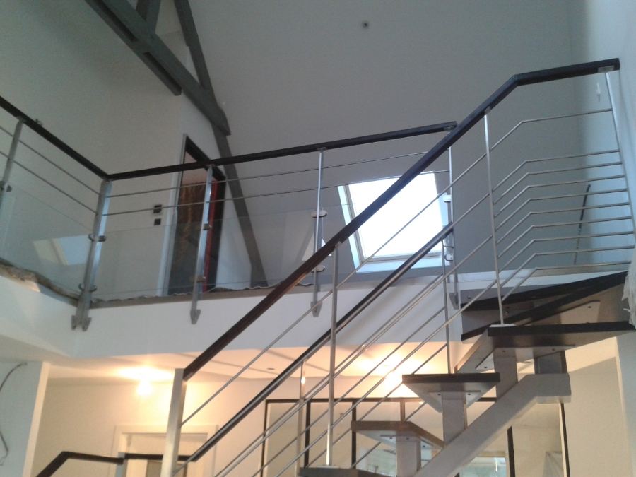 Rs Inox Agenceur Metallerie Rennes GARDE CORPS MEZZANINE ETAGE 2