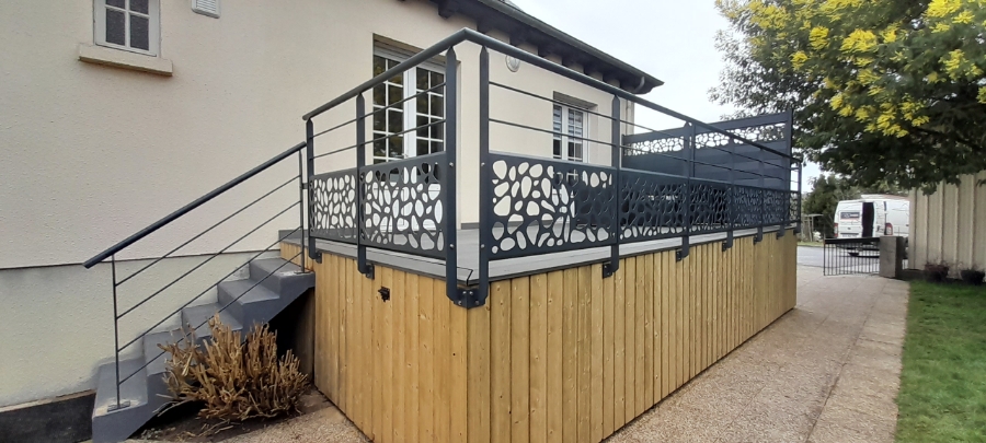 Rs Inox Agenceur Metallerie Rennes GARDE CORPS TERRASSE ET COUVERTINE 20