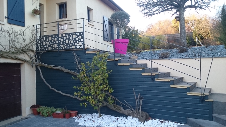 Rs Inox Agenceur Metallerie Rennes GARDE CORPS TERRASSE ET COUVERTINE 24